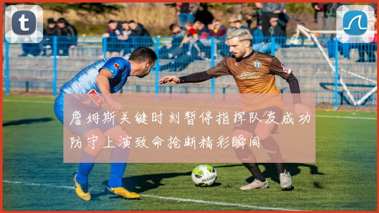 詹姆斯关键时刻暂停指挥队友成功防守上演致命抢断精彩瞬间